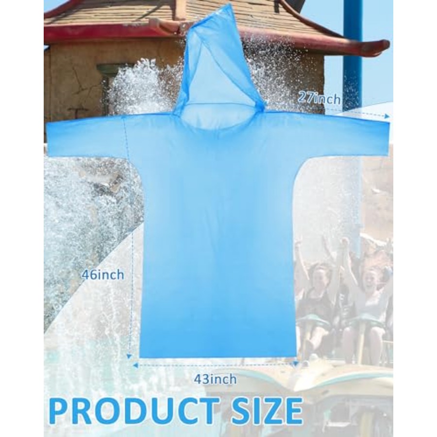 120 Pack Disposable Rain Ponch - Emergency Poncho Rain recensie en prijs