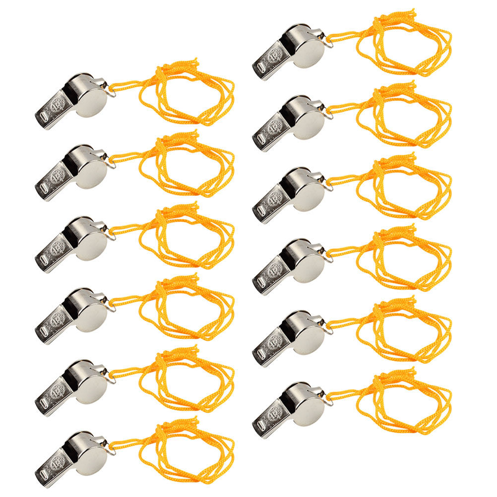 12Pcs Premium Metal Whistle Lo - Emergency Whistle Loud recensie en prijs