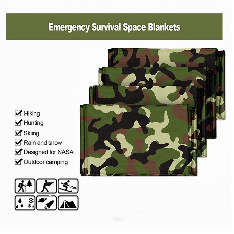1pcs Emergency Thermal Blanket - Emergency Poncho Rain recensie en prijs