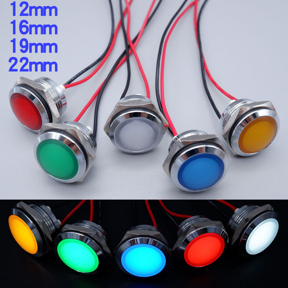 Metal LED Indicator Light 12mm - Signal Panel Orange recensie en prijs