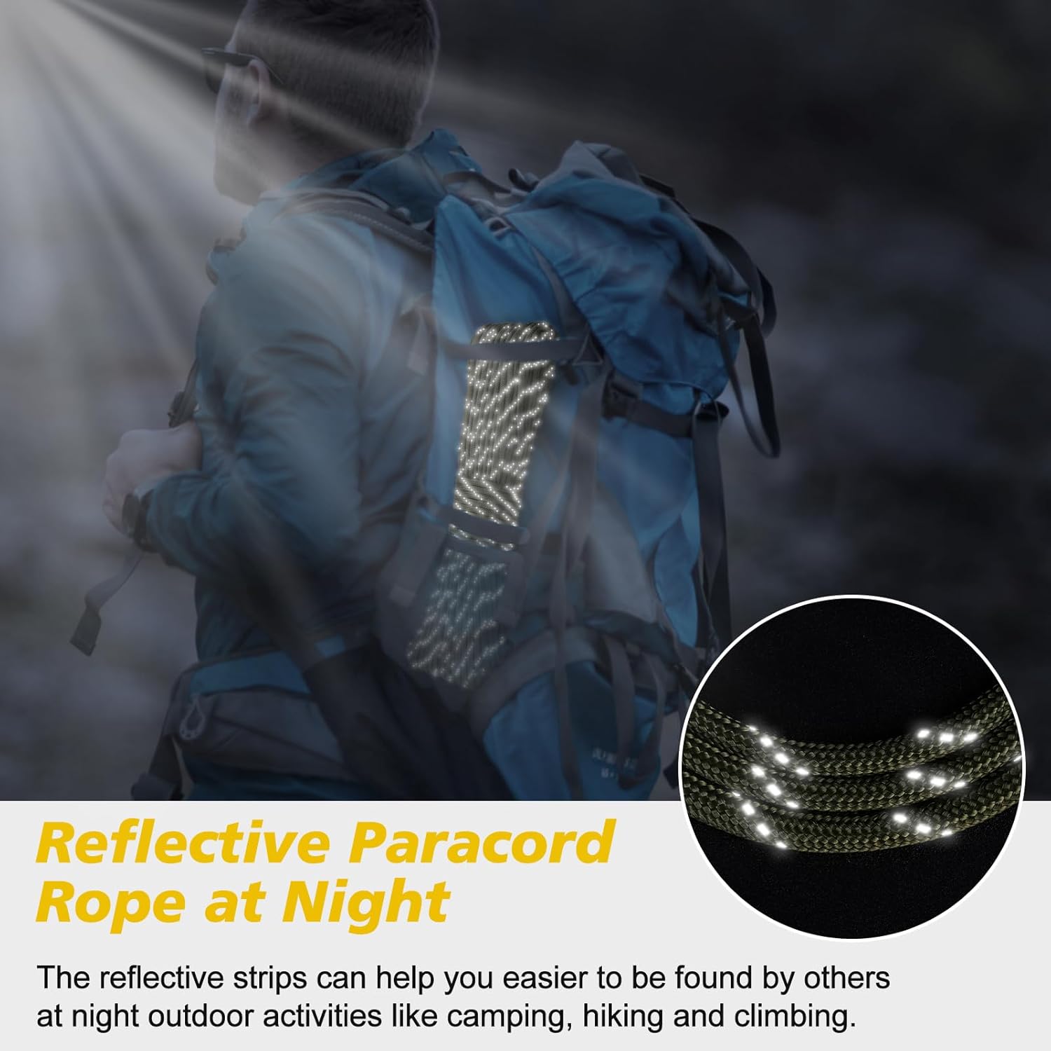1000lb Reflective Paracord 4mm - Para Cord 1000Ft recensie en prijs