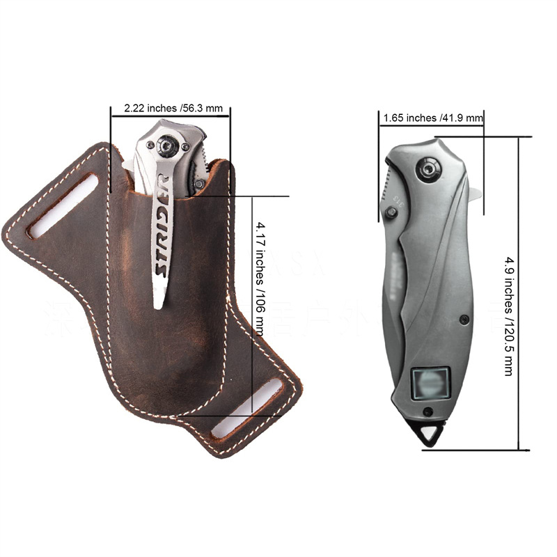 1PC Leather Knives Sheaths Fol - Fire Starting Kit recensie en prijs