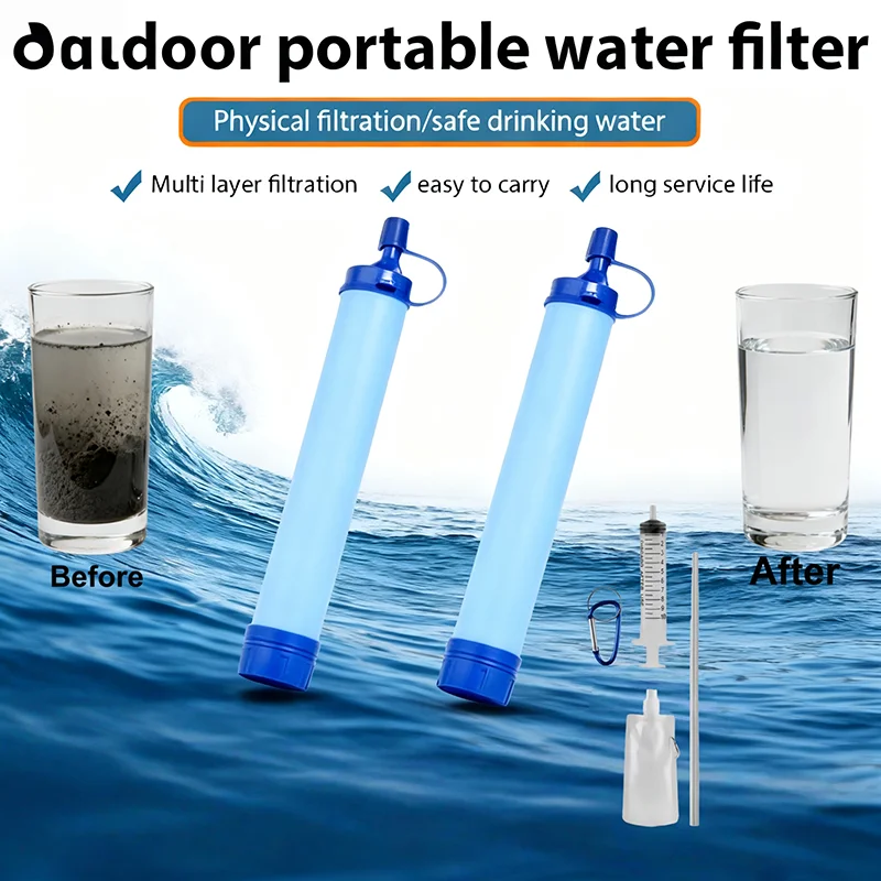 Outdoor Water Filter Straw Cam - Water Purification Straw recensie en prijs