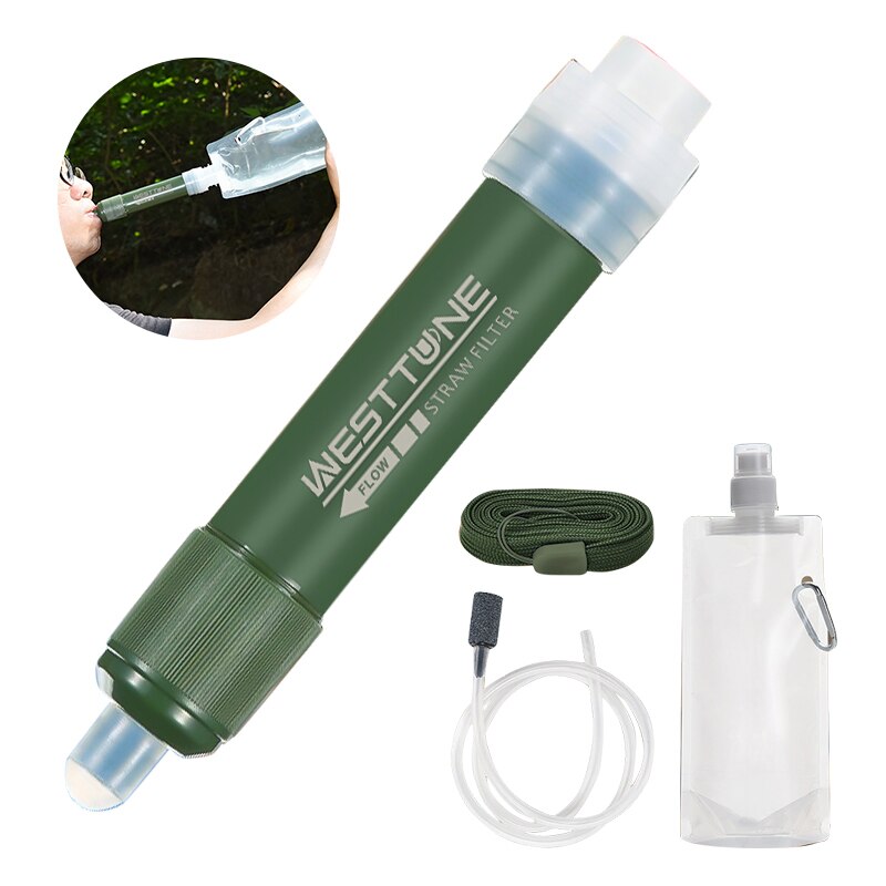 Outdoor Mini Filter Straw Set  - Water Purification Straw recensie en prijs