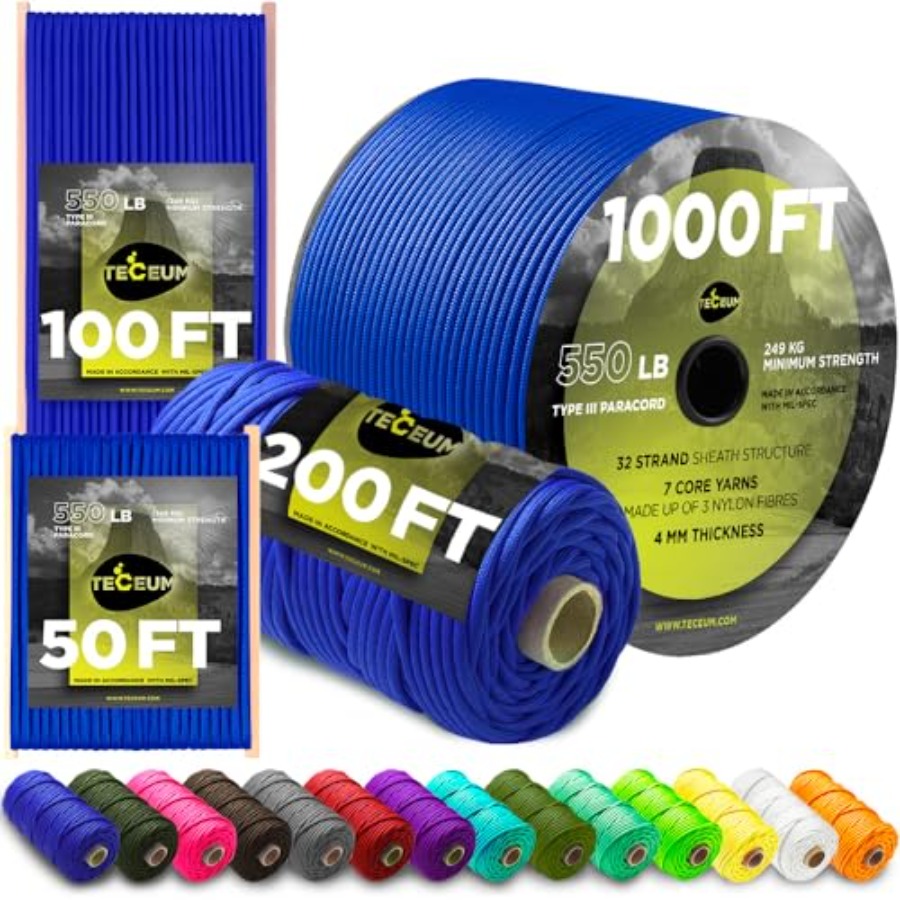 5/32 Paracord Rope 1000 1000ft - Para Cord 1000Ft recensie en prijs