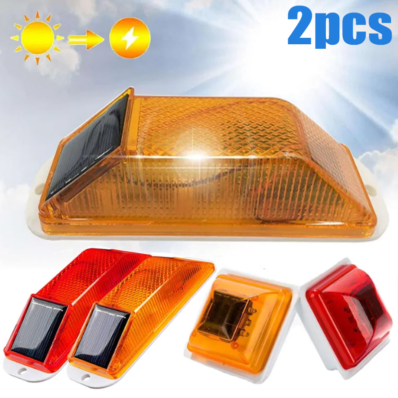 2Pcs Solar Strobe Warning Ligh - Sos Light Strobe recensie en prijs