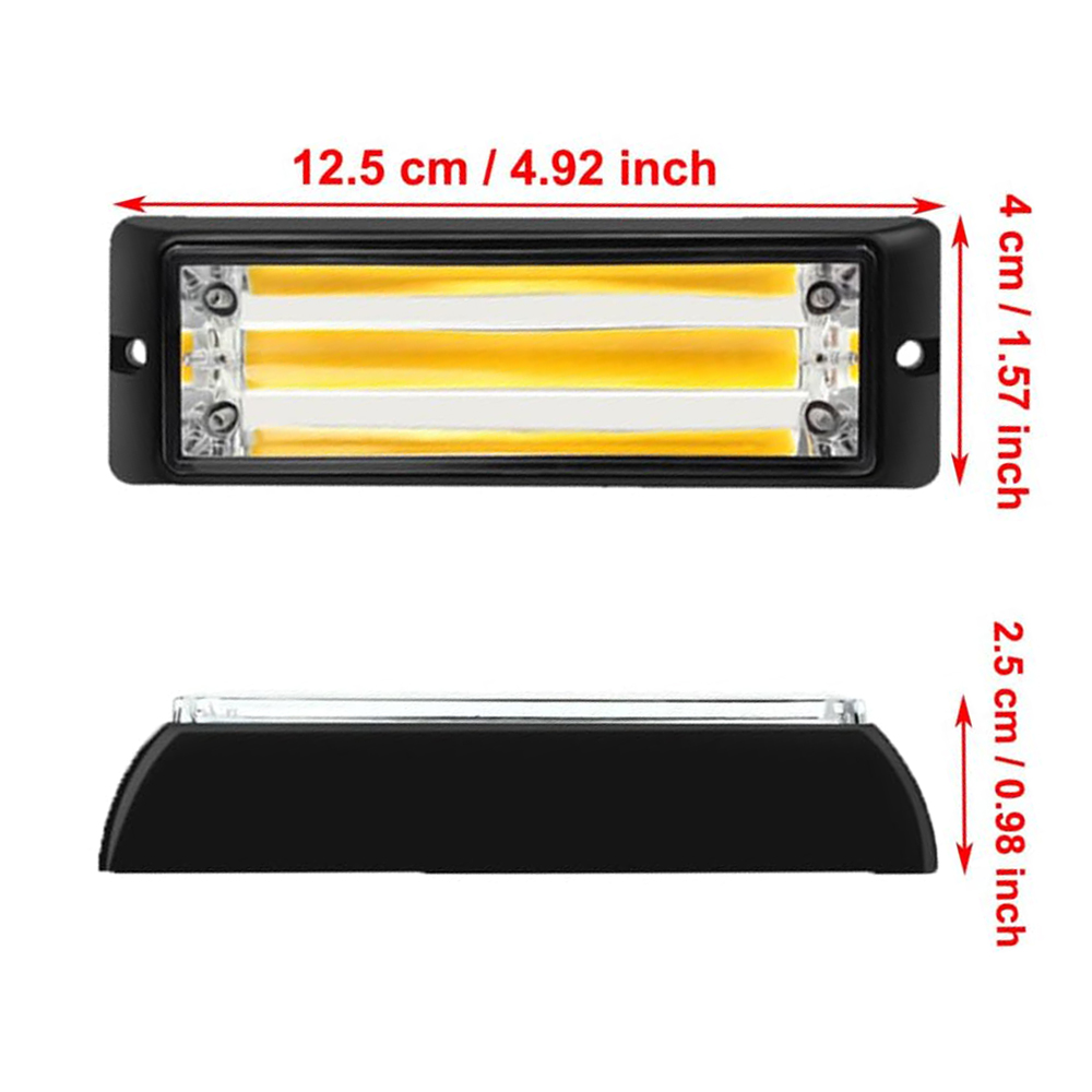 2pcs COB LED Warning Light Eme - Sos Light Strobe recensie en prijs