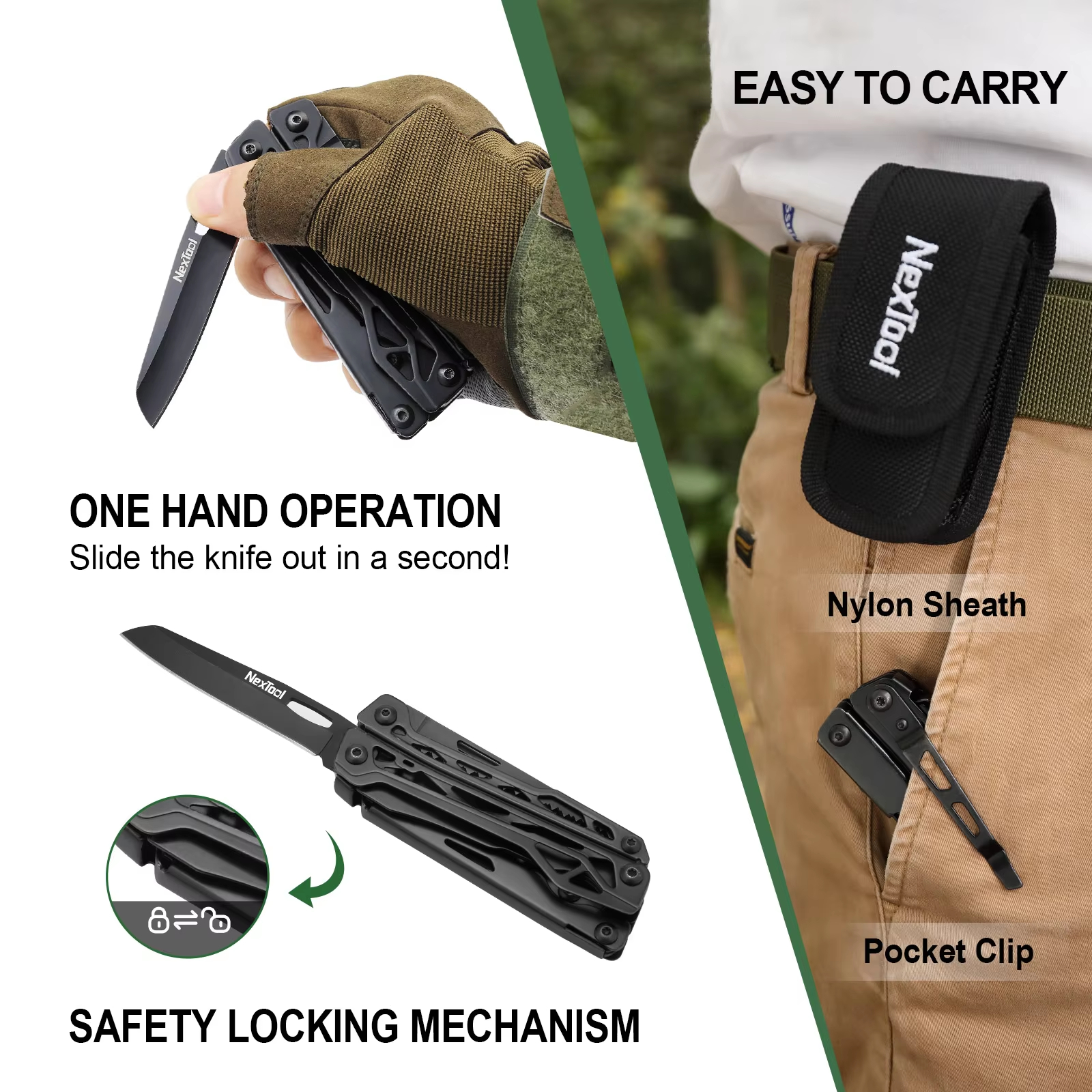 Nextool Black Knight 11 in 1 F - Multi Tool Plier recensie en prijs