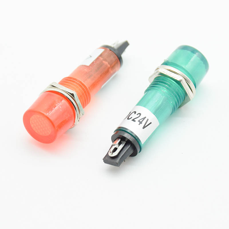 5Pcs 220V 12V 24V DC Mounting  - Signal Panel Orange recensie en prijs