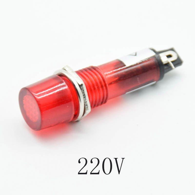 5Pcs 220V 12V 24V DC Mounting  - Signal Panel Orange recensie en prijs