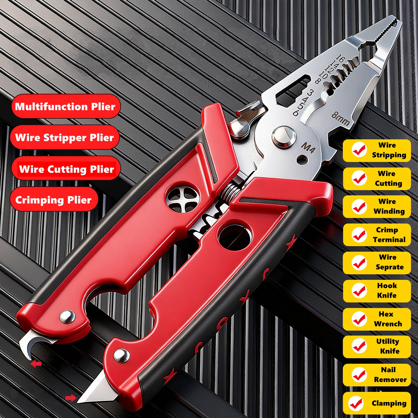 18 in 1 Electrician Pliers Mul - Multi Tool Plier recensie en prijs
