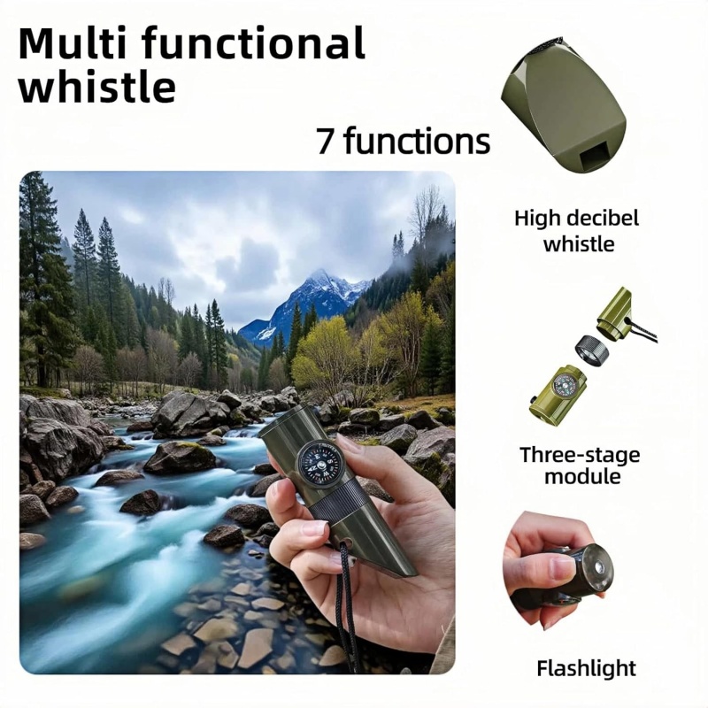 3-in-1 Emergency Whistles with - Emergency Whistle Loud recensie en prijs