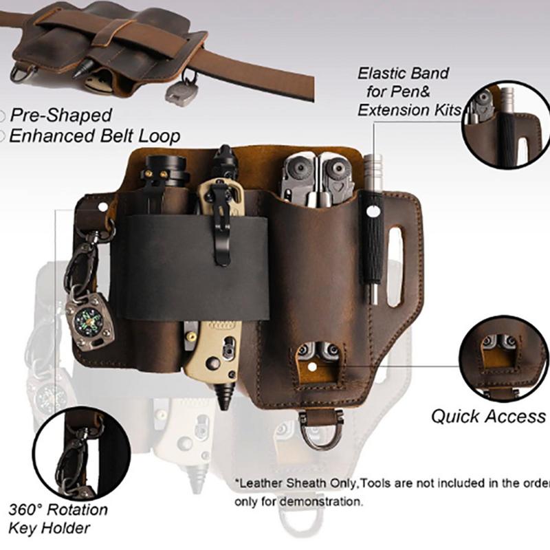 Men Leather EDCs Organizer She - Fire Starting Kit recensie en prijs