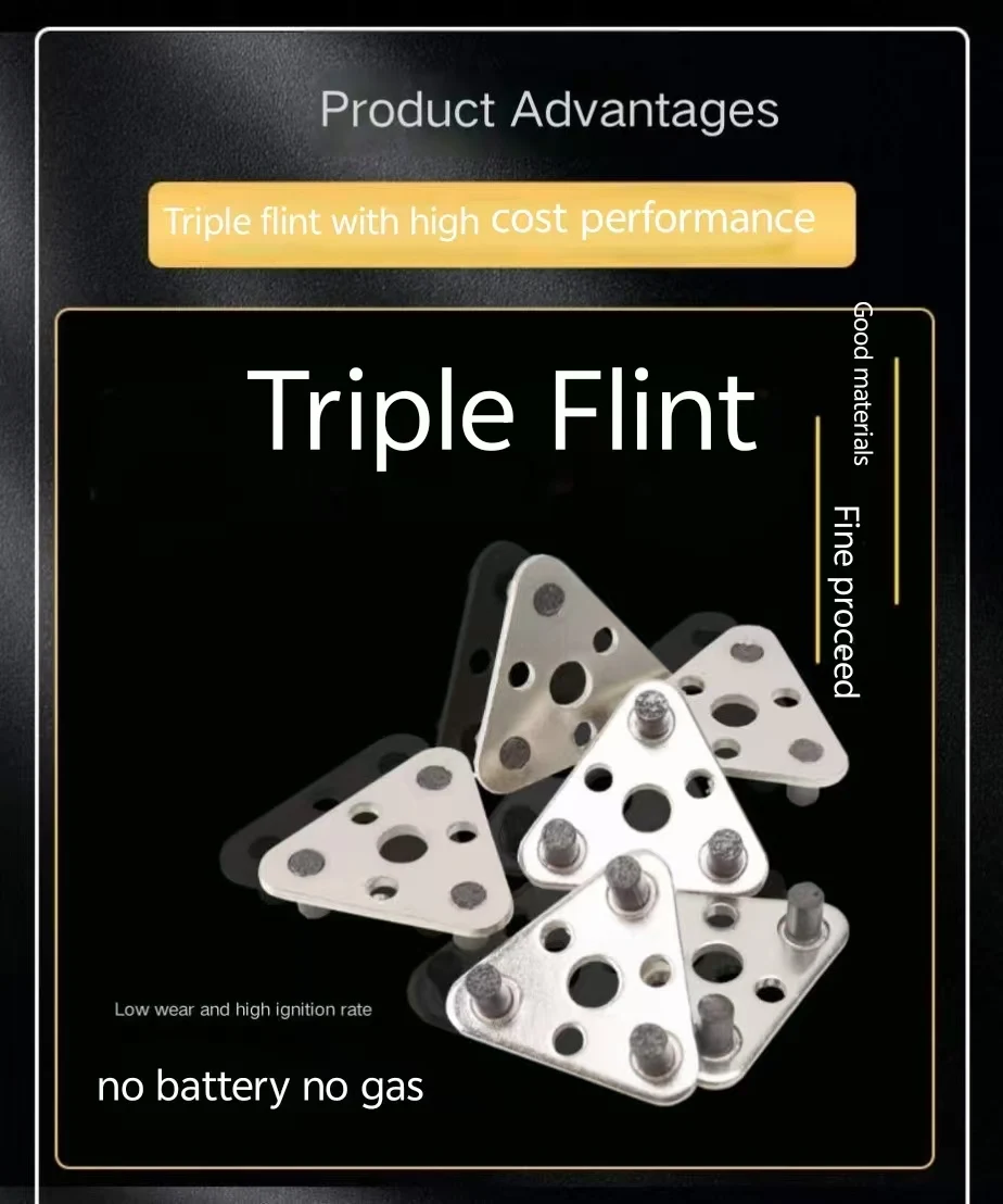 1pc Spark lighter stone Triple - Fire Starting Kit recensie en prijs