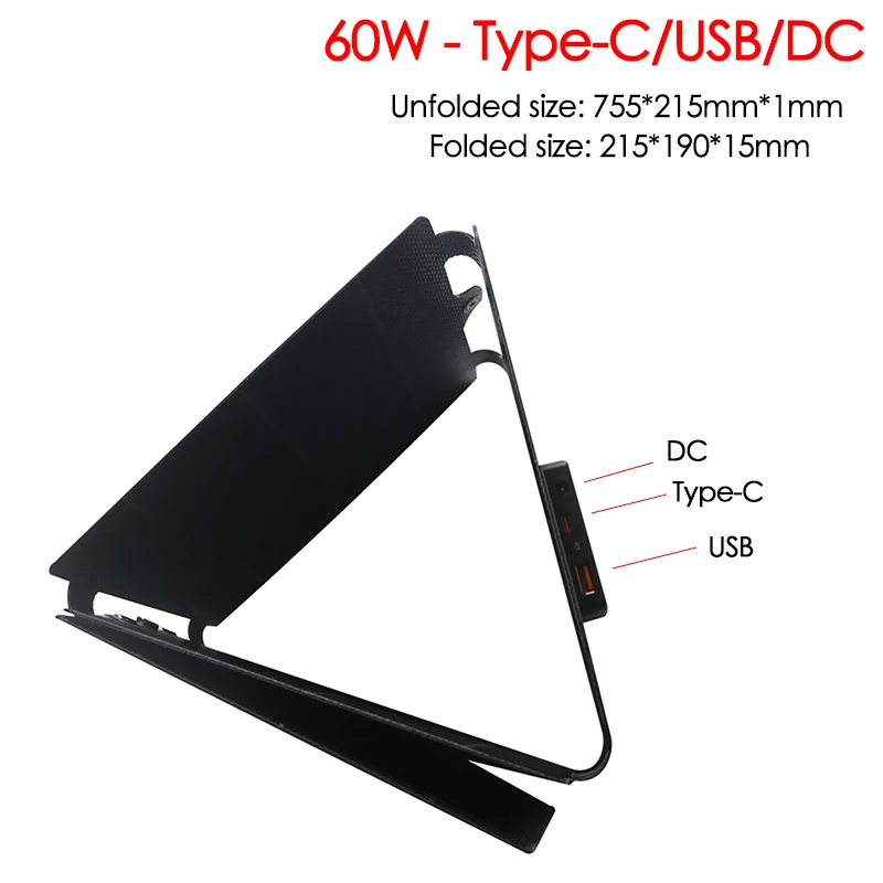 30W 60W Foldable Solar Panel B - Solar Emergency Charger recensie en prijs