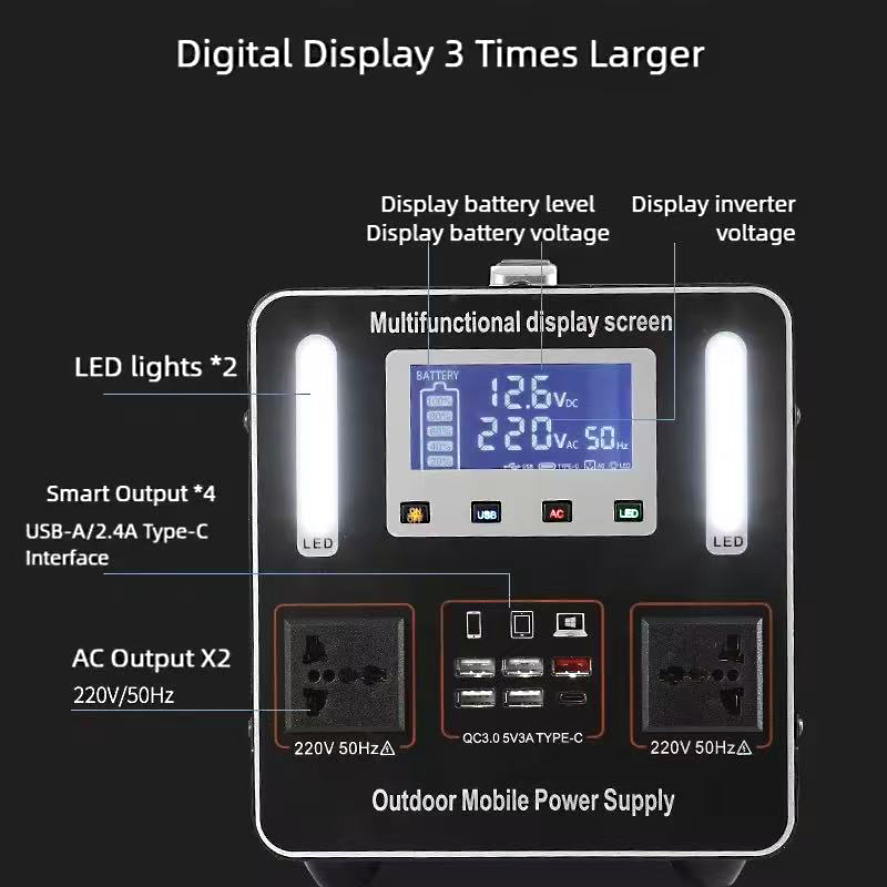 220V LiFePO4 Portable Power St - Solar Emergency Charger recensie en prijs