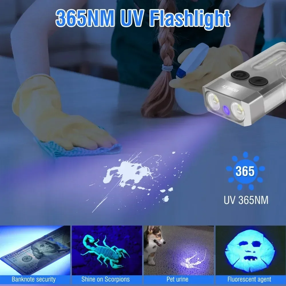 BORUiT V10 Keychain UV LED EDC - Fishing Kit Compact recensie en prijs
