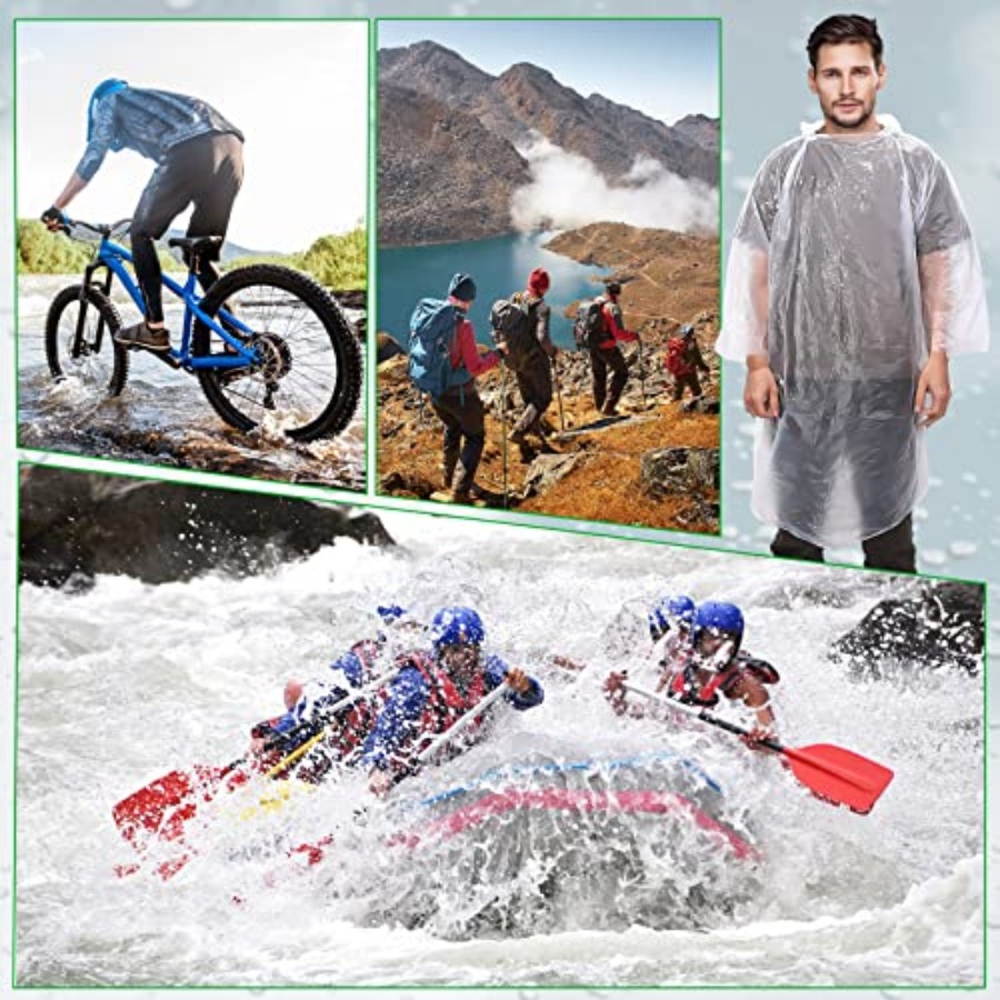 150 Pcs Disposable Rain Poncho - Emergency Poncho Rain recensie en prijs