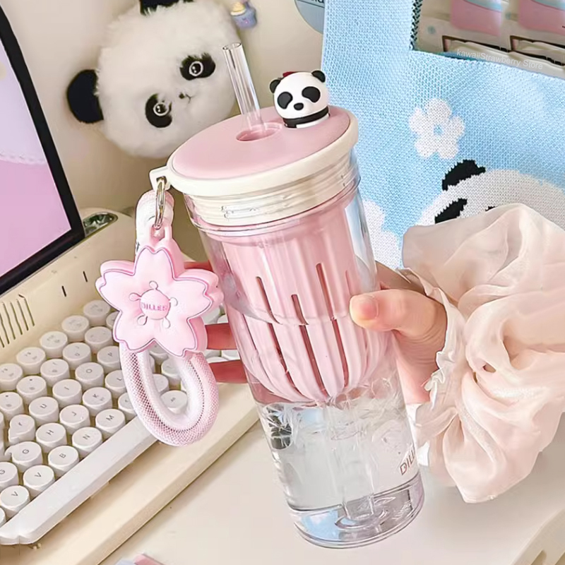 650ml Kawaii Water Bottle With - Water Purification Straw recensie en prijs
