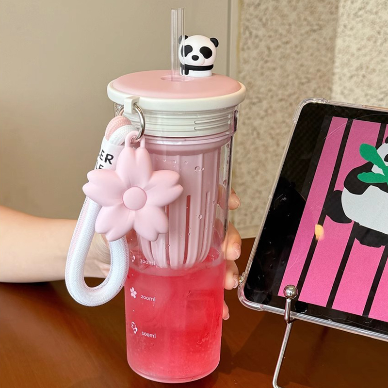 650ml Kawaii Water Bottle With - Water Purification Straw recensie en prijs