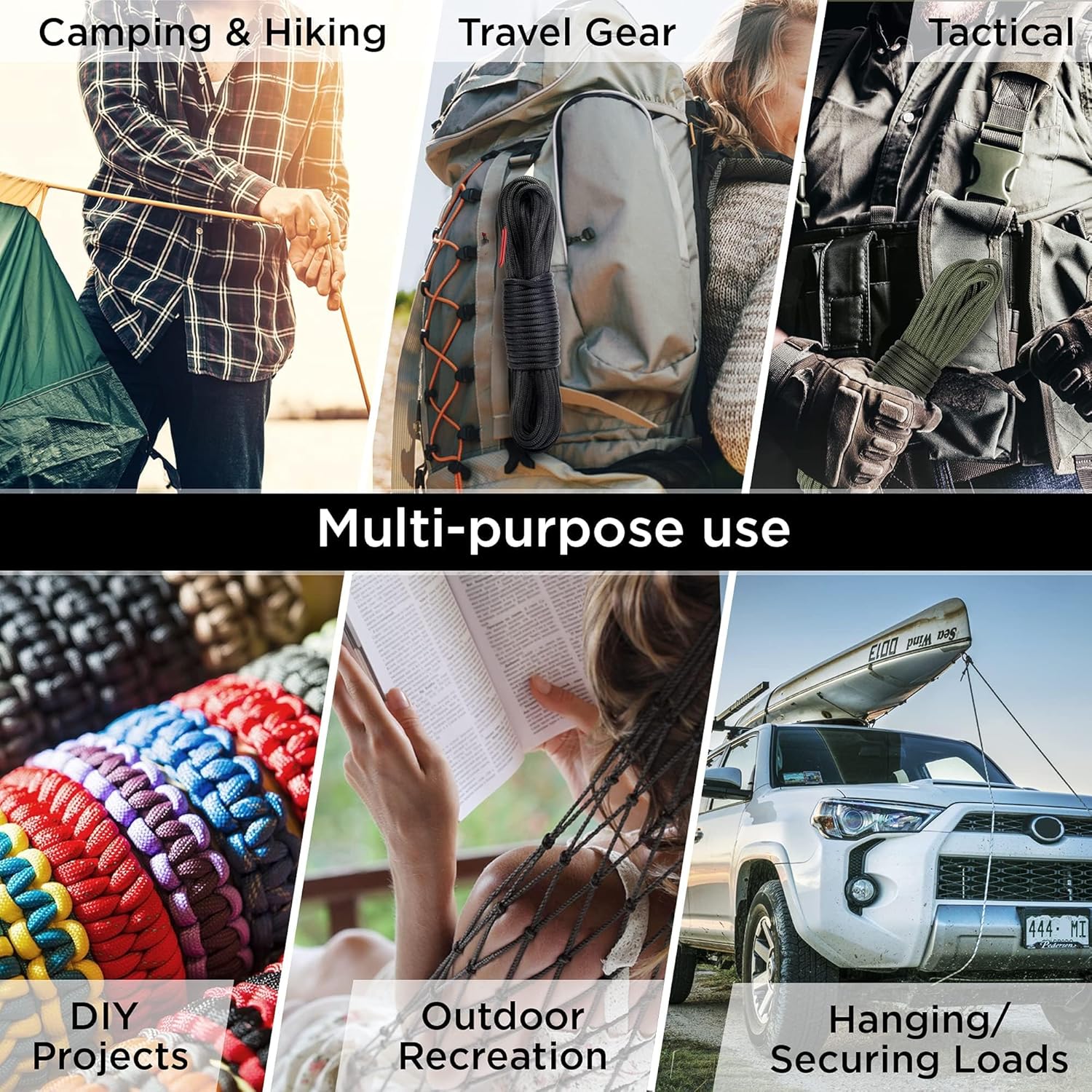 750 lb Paracord Rope 1000ft/20 - Para Cord 1000Ft recensie en prijs