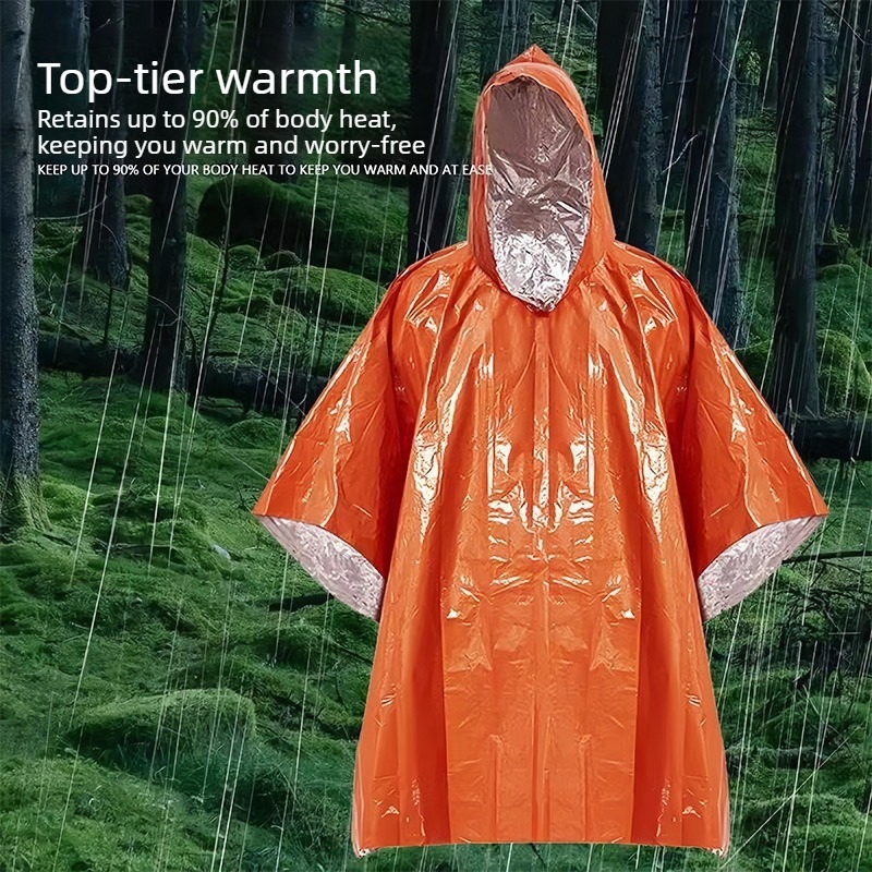 1-10PCS Emergency Blanket Ponc - Survival Blanket Reflective recensie en prijs
