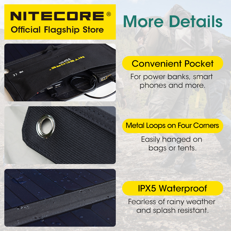 NITECORE FSP30 30W Portable So - Solar Emergency Charger recensie en prijs