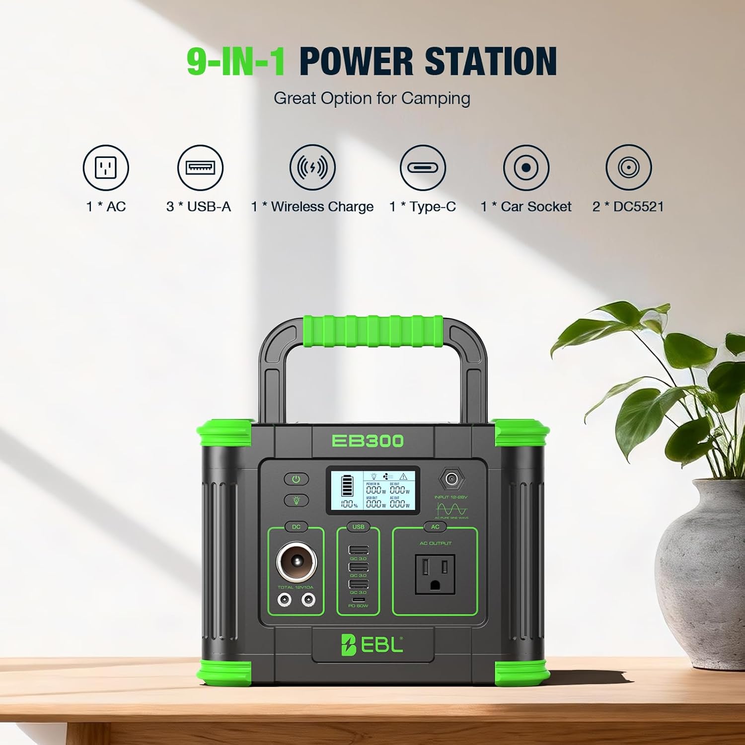 330W Portable Power Station 28 - Solar Emergency Charger recensie en prijs